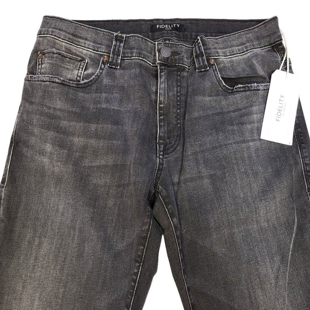 Fidelity Men's Hendrix Denim Indie Skinny Steel Wash Jeans 31x32 NWT $195 - Picture 2 of 14